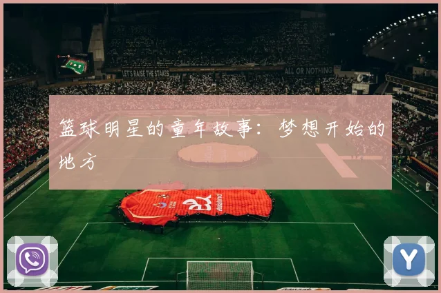篮球明星的童年故事：梦想开始的地方